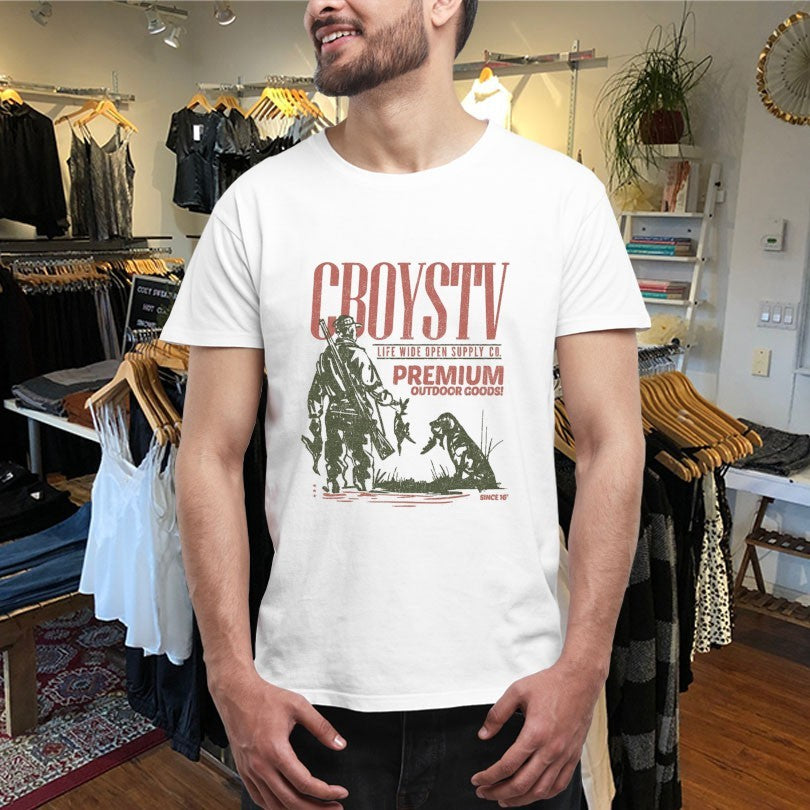 Official Cboystv Life Wide Open Premium Outdoors Goods Hunting Since 16′ Shirts