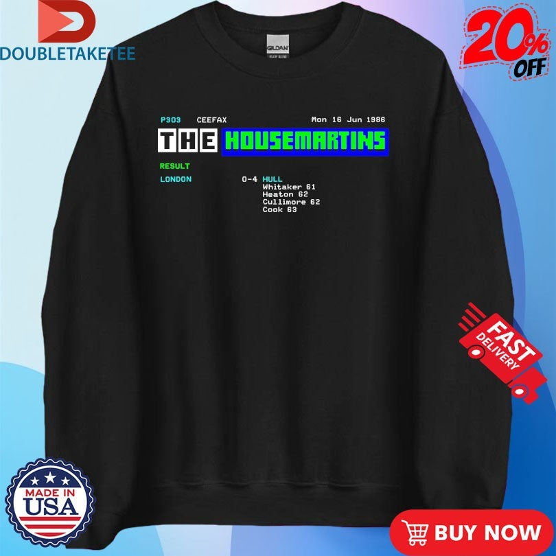 Official Ceefax The Housemartins 1986 Shirts
