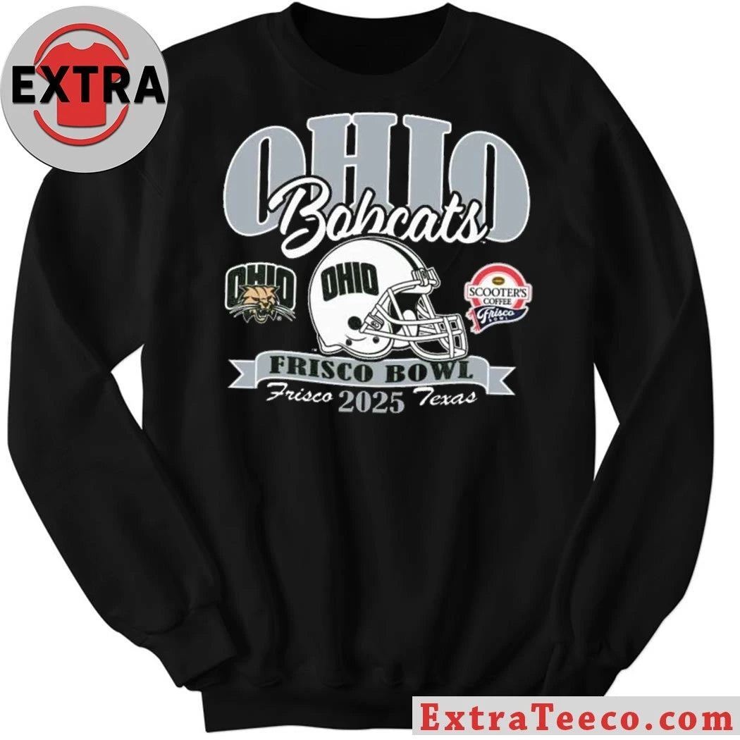 Official Celebrating the Ohio Bobcats’ 17-10 victory in the 2025 Frisco Bowl on December 23, 2025, at the Ford Center at The Star in Frisco, Texas Shirt