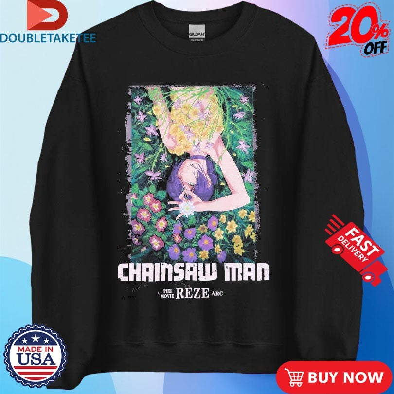 Official Chainsaw Man The Movie Reze Arc Flower Shirts