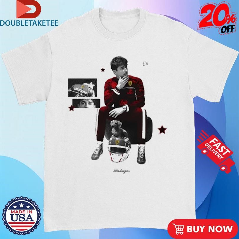Official Charles Leclerc 16 Helmet Lilisdsigns Shirts