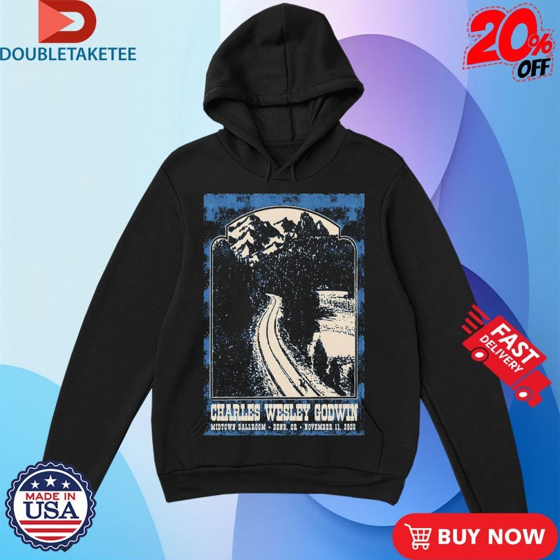 Official Charles Wesley Godwin Tour Bend OR Nov 11 2025 Shirts