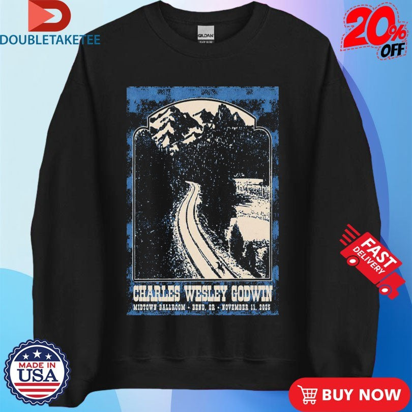 Official Charles Wesley Godwin Tour Bend OR Nov 11 2025 Shirts