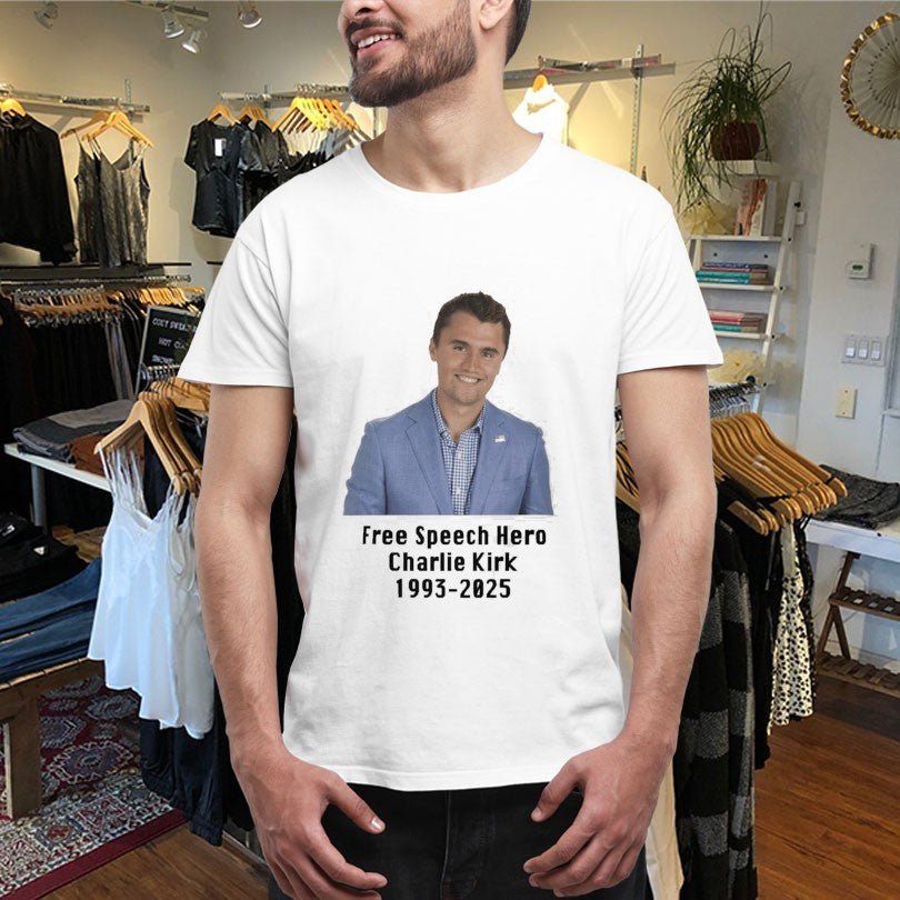 Official Charlie Kirk Free Speech Hero 1993 2025 Shirts
