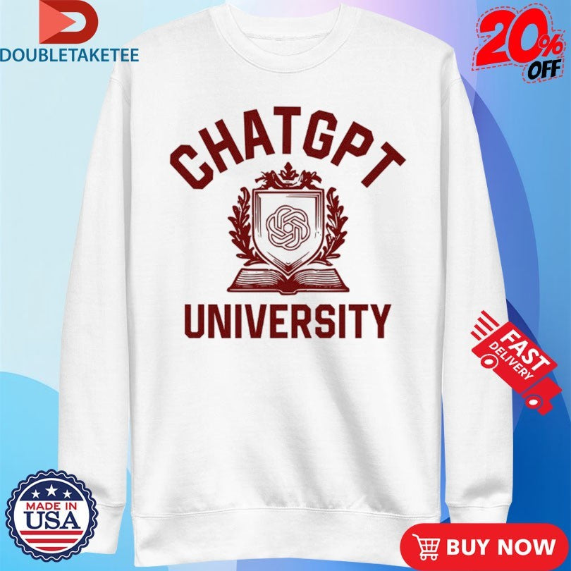 Official ChatGPT University T-Shirtss