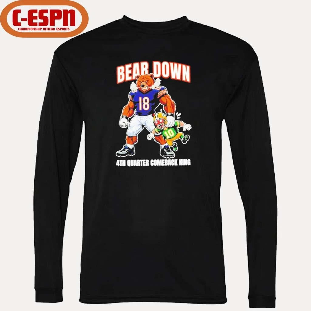 Official Chicago Beat Packers Bear Down 4th Quarter Comeback King Shirt