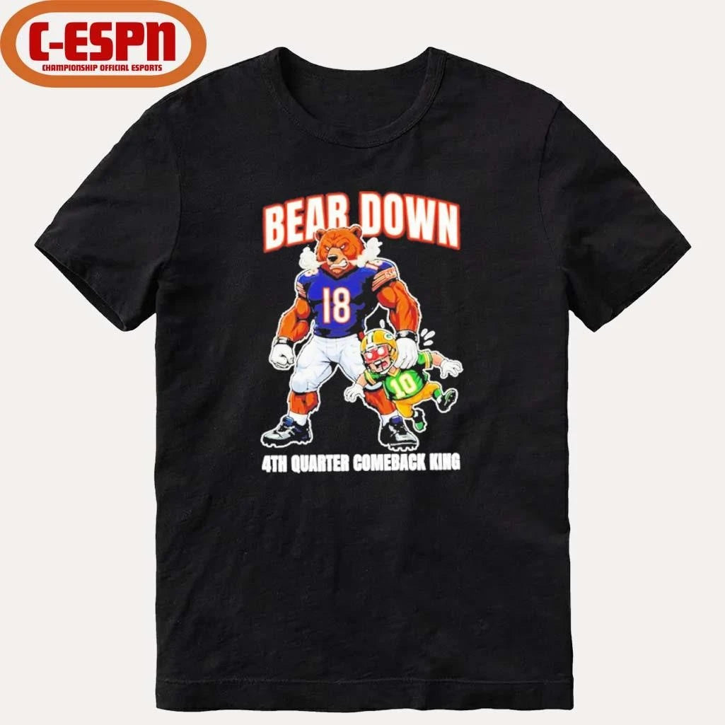Official Chicago Beat Packers Bear Down 4th Quarter Comeback King Shirt