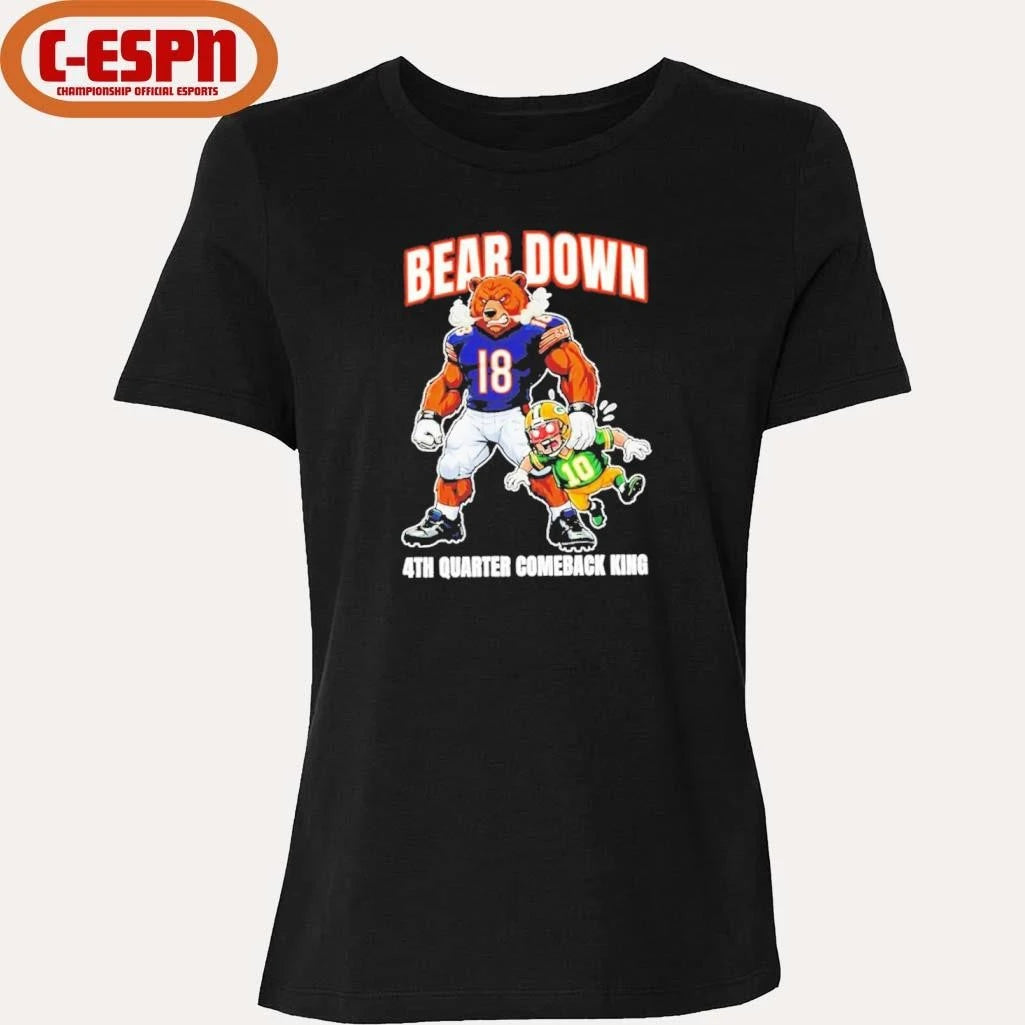 Official Chicago Beat Packers Bear Down 4th Quarter Comeback King Shirt