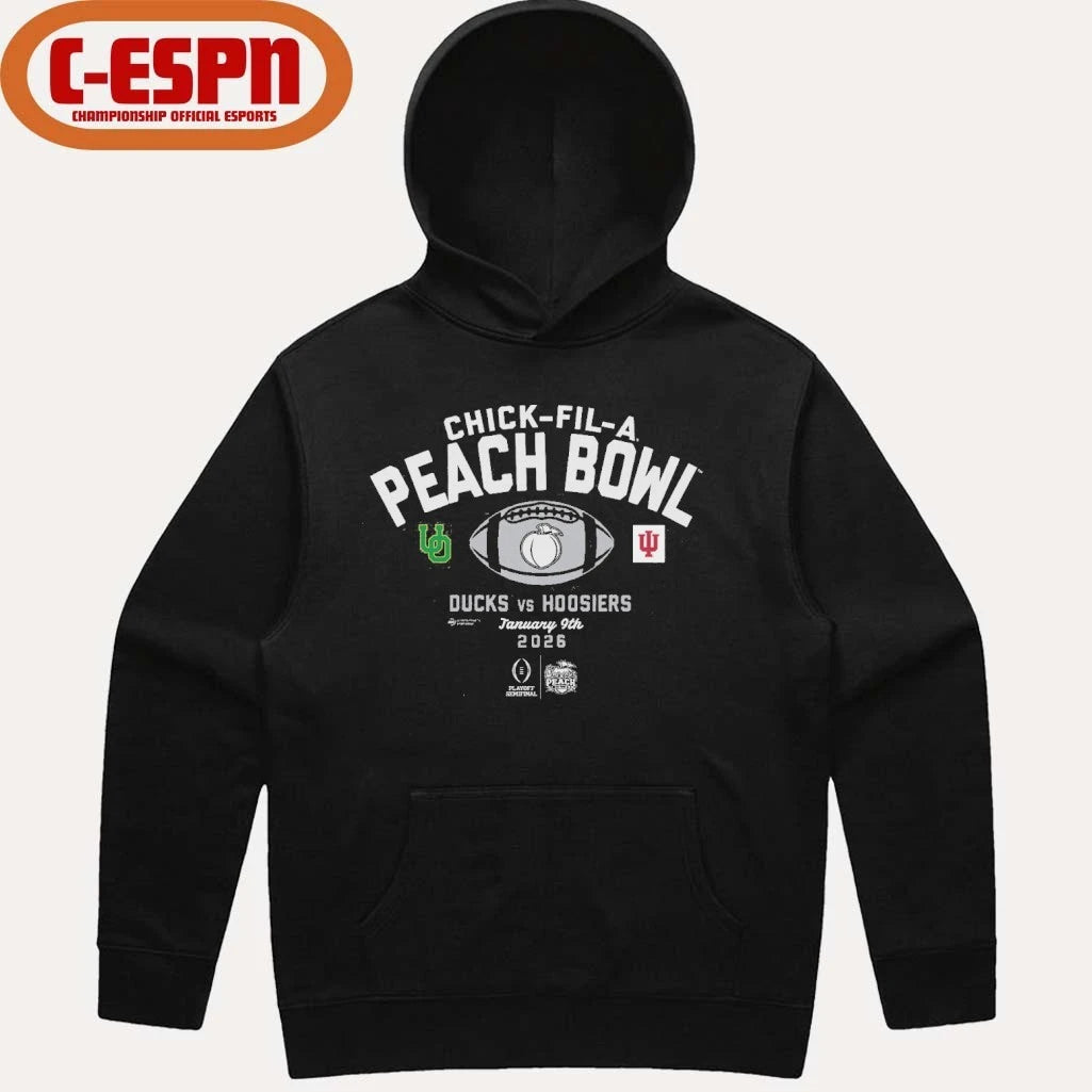 Official Chick-fil-A Peach Bowl Ducks Vs Hoosiers Shirt