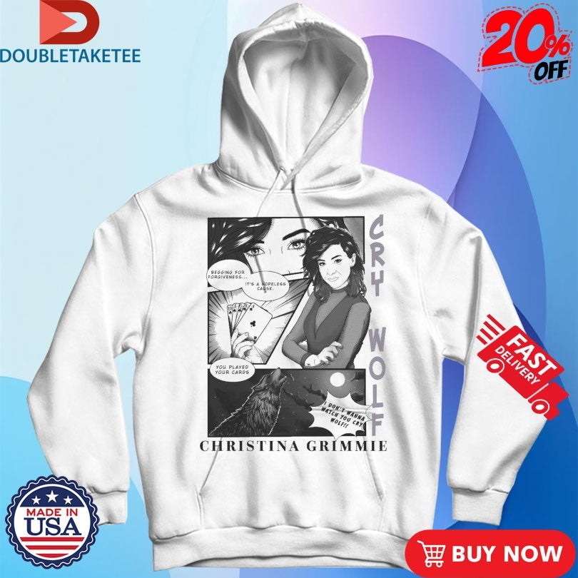 Official Christina Grimmie Cry Wolf Comic Shirts