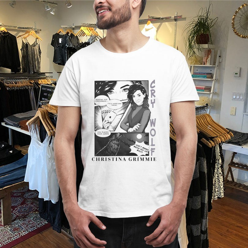 Official Christina Grimmie Cry Wolf Comic Shirts