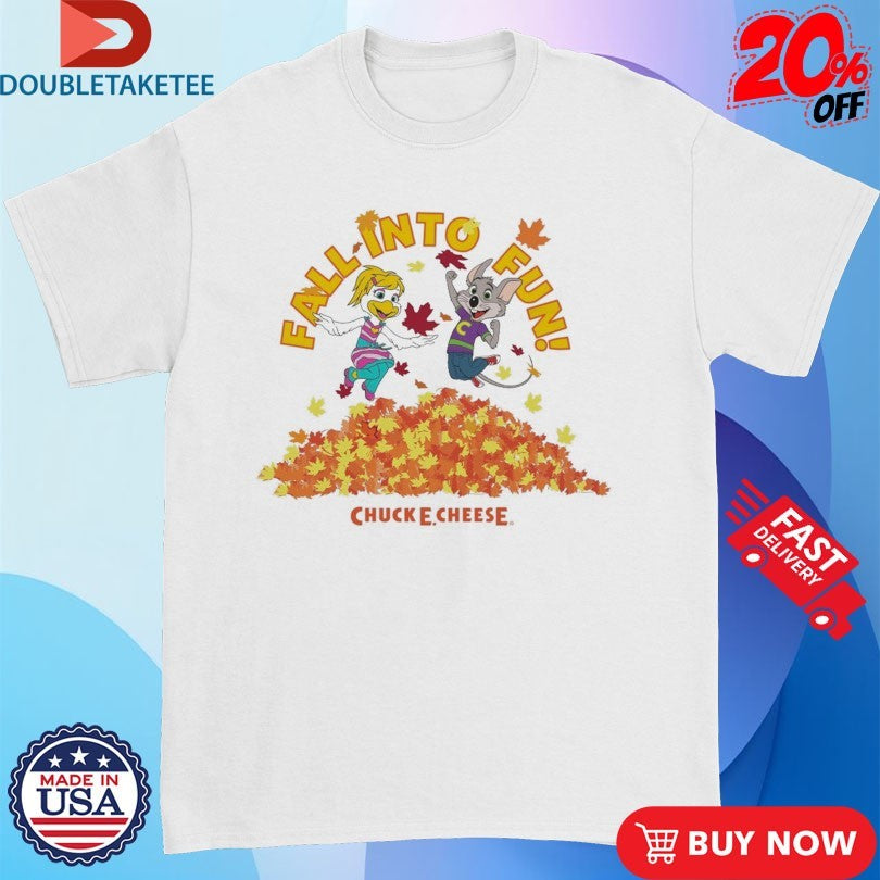 Official Chuck E Cheese Fall Into Fun Shirts
