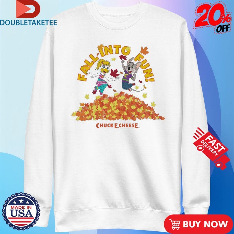 Official Chuck E Cheese Fall Into Fun Shirts