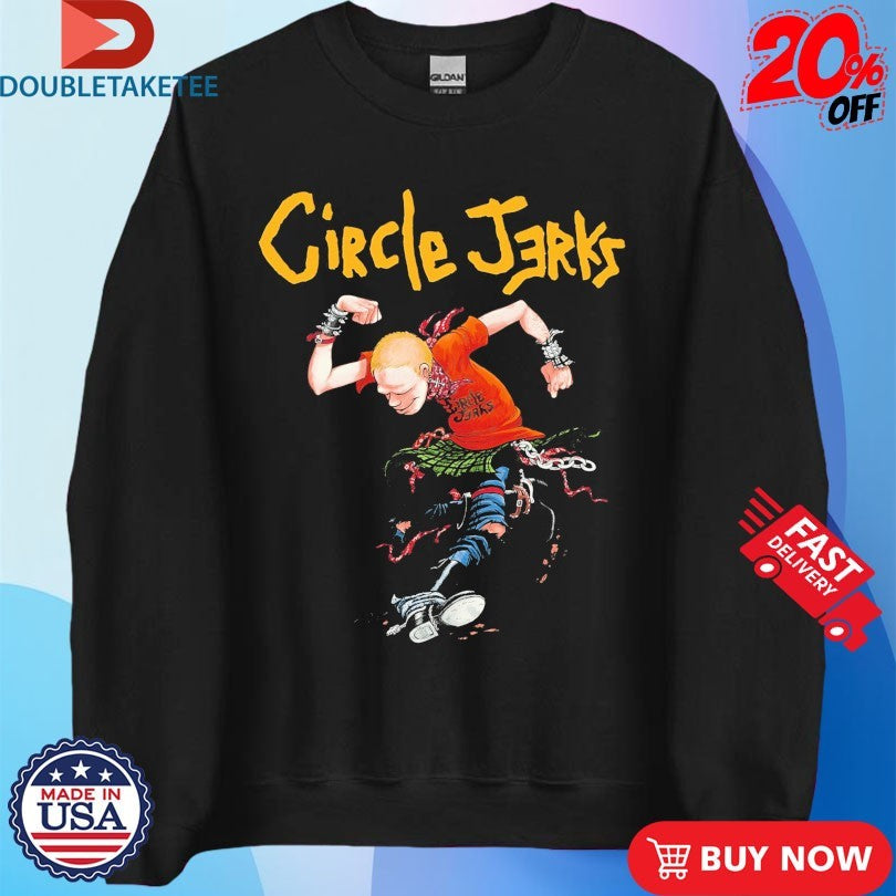 Official Circle Jerks Full Colour Skankman Shirts
