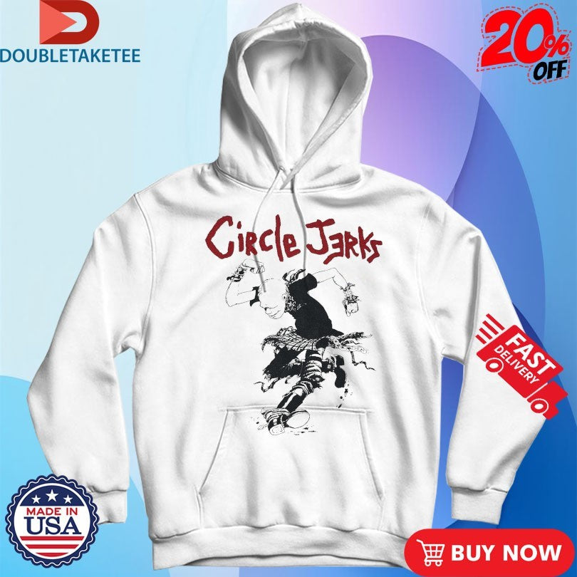 Official Circle Jerks Skankin Shirts