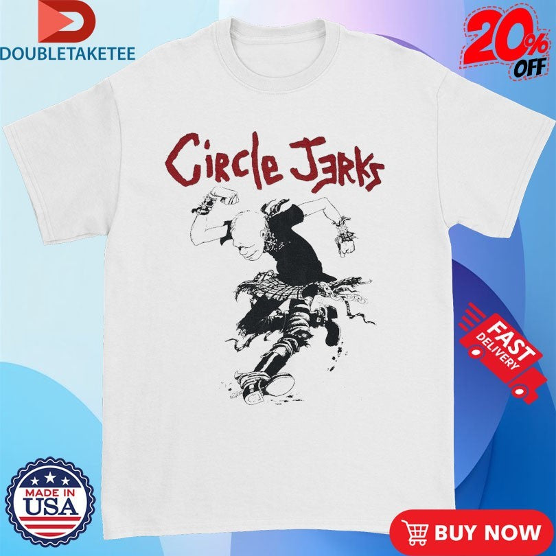Official Circle Jerks Skankin Shirts