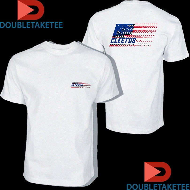 Official Cleetus McFarland Pixel USA Flag Shirts