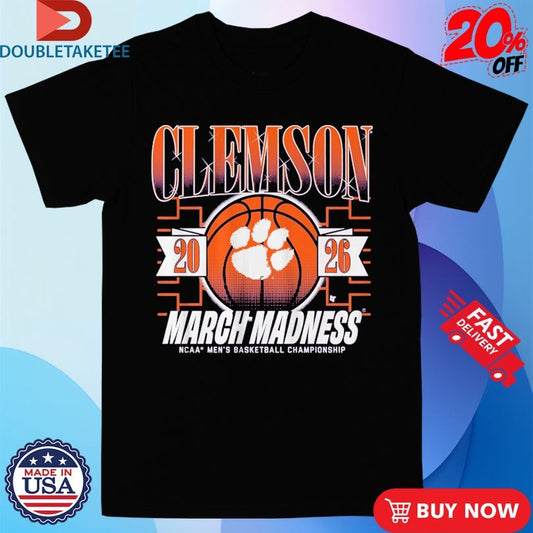 Official Clemson Tigers NCAA Men’s Basketball Champions 2026 March Madness Shirts