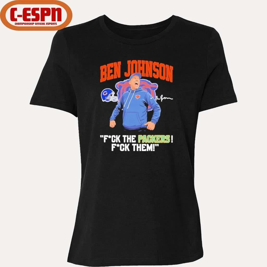 Official Coach Ben Johnson Fuck The Packer T-Shirt