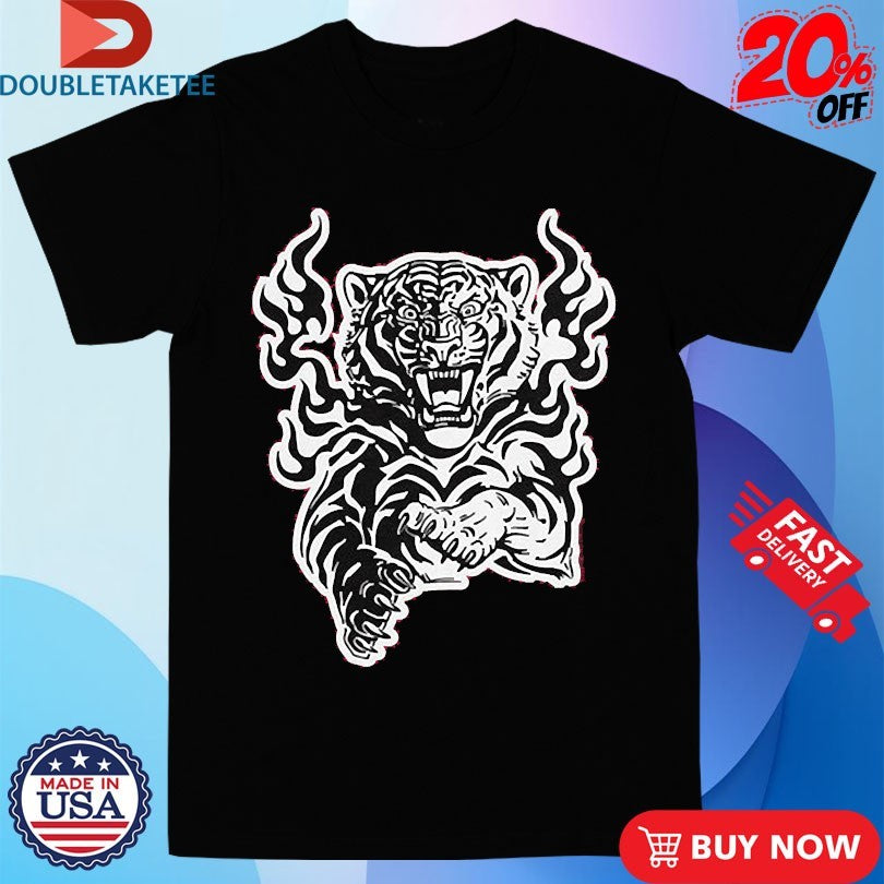 Official Cobra Kai Udar Tigra Dojo Flames Shirts