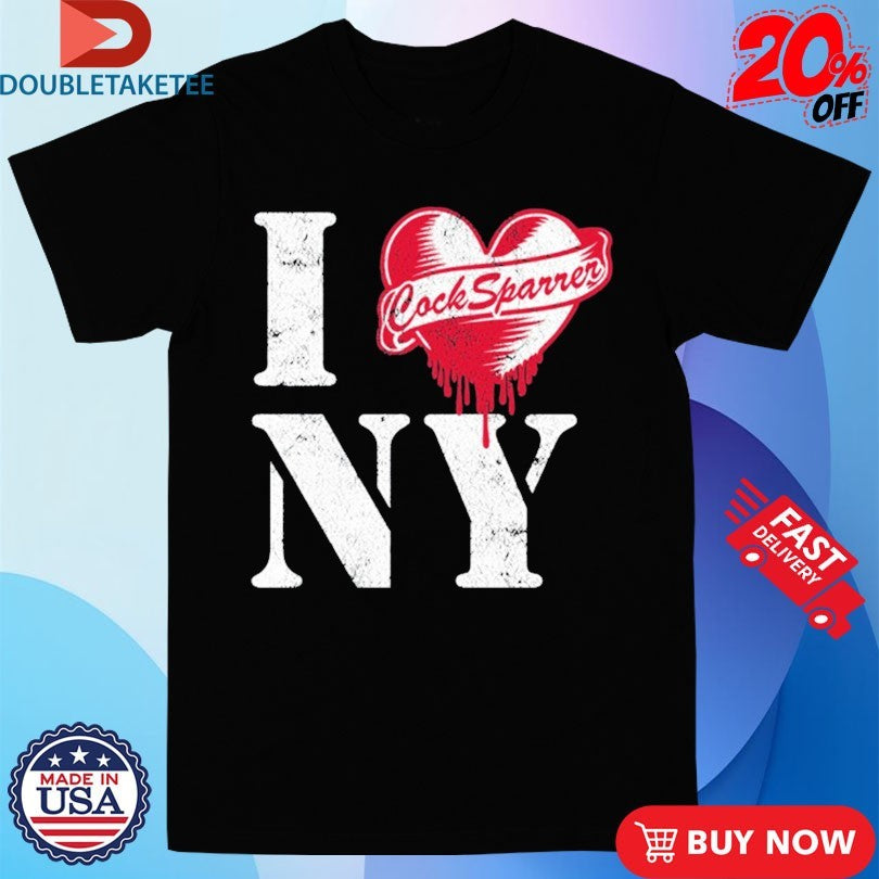 Official Cock Sparrer I Love NY Tour 2026 In New York Shirts