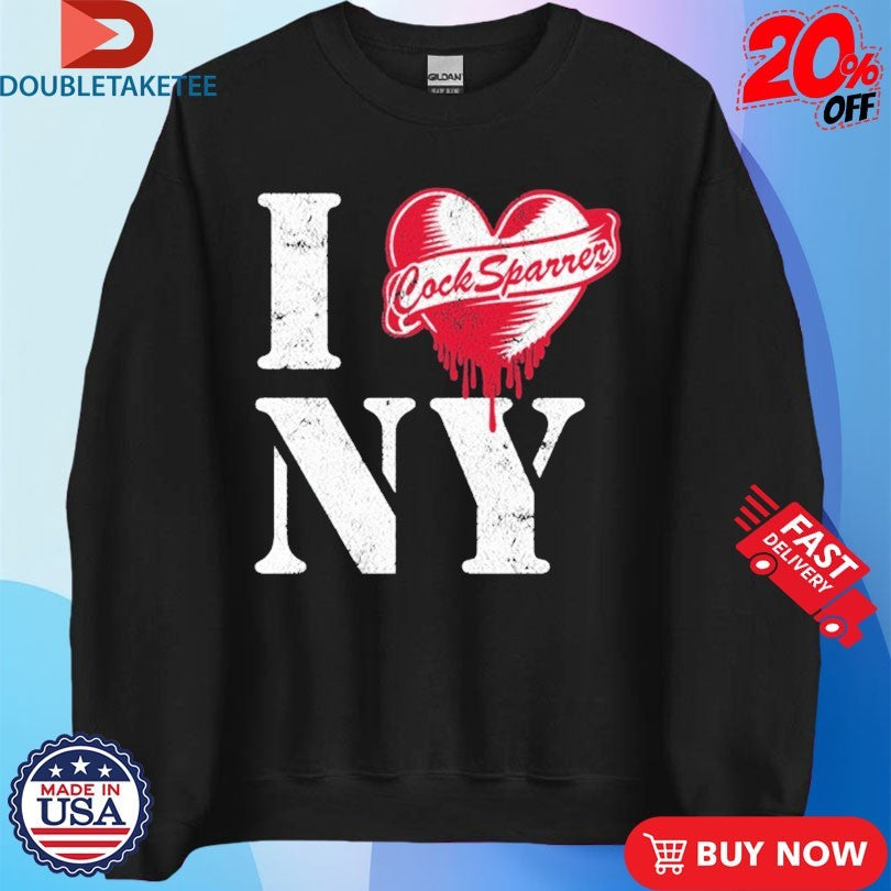 Official Cock Sparrer I Love NY Tour 2026 In New York Shirts