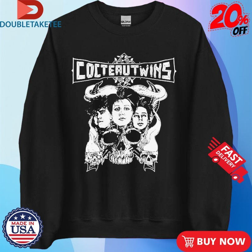 Official Cocteau Twins Metal Skull Shirts