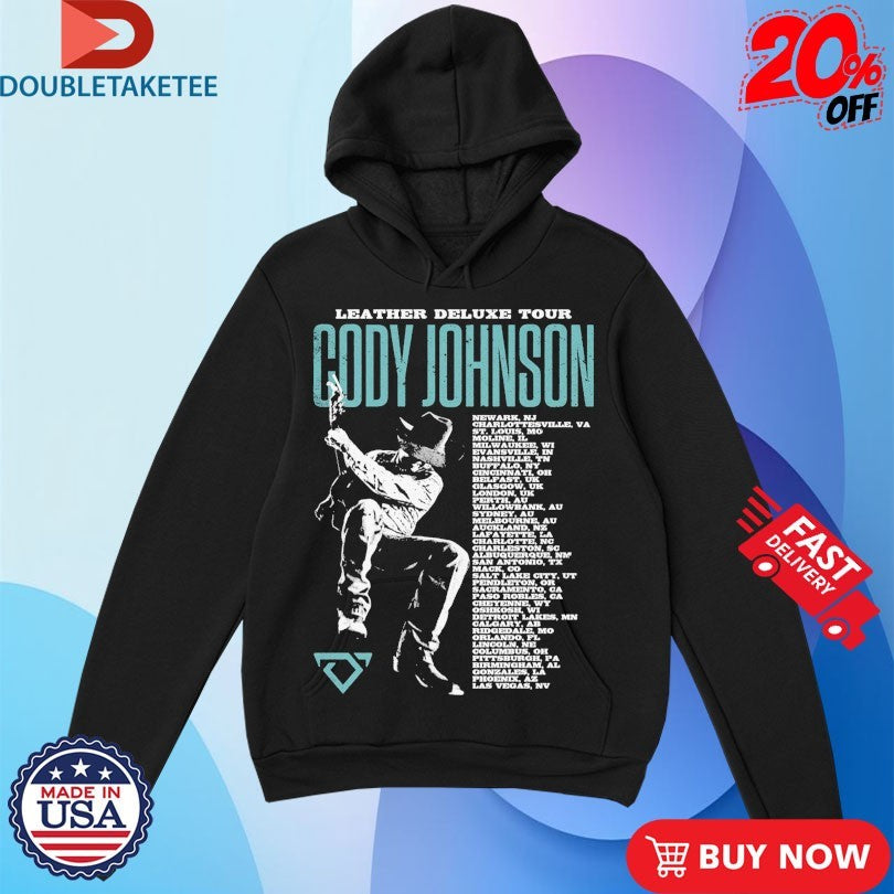 Official Cody Johnson Leather Deluxe Photo Tour 2025 Dates Shirts