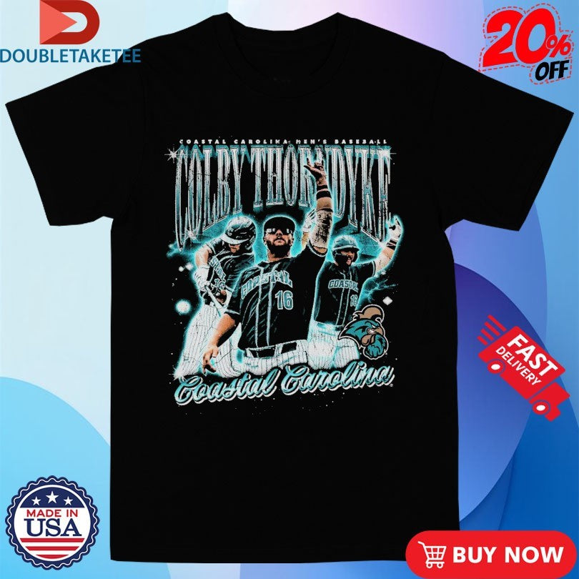 Colby Thorndyke Coastal Carolina Chanticleers Men’s Baseball Player Shirts