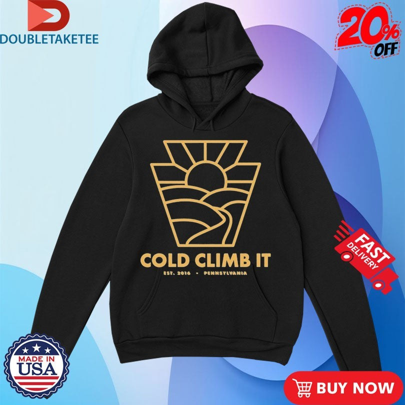 Official Cold Climb It Pennsylvania Keystone Est 2016 Shirts