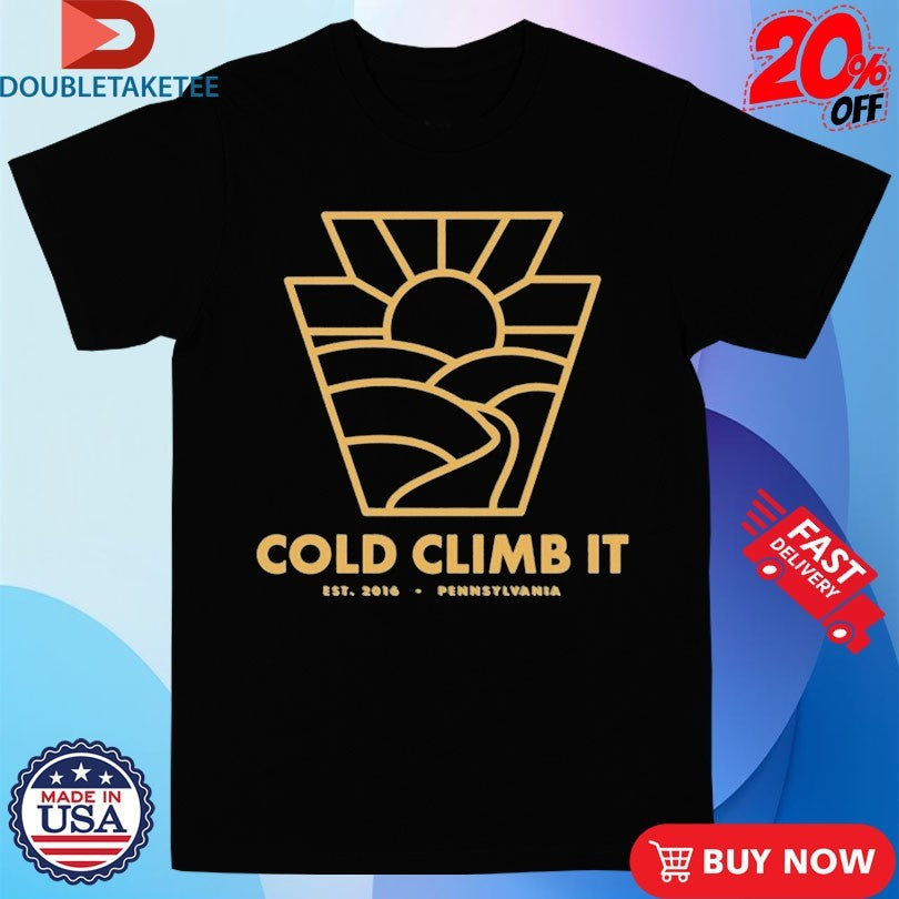 Official Cold Climb It Pennsylvania Keystone Est 2016 Shirts