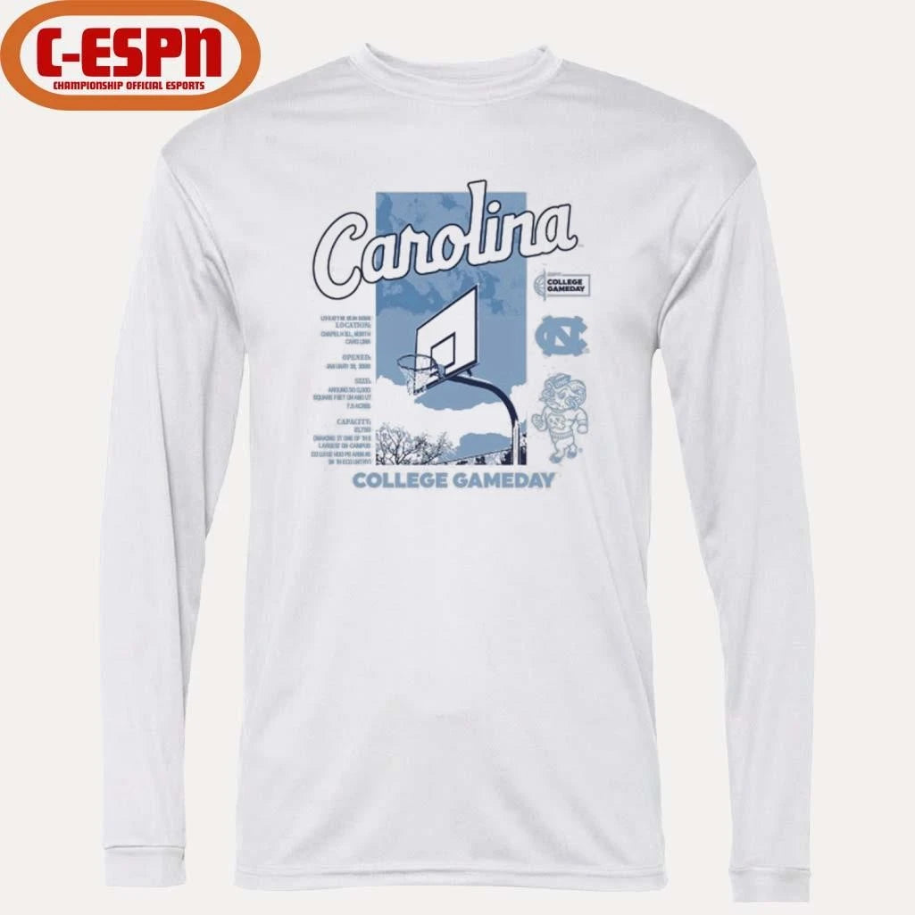 Official College GameDay UNC Basketball Goal Shirt