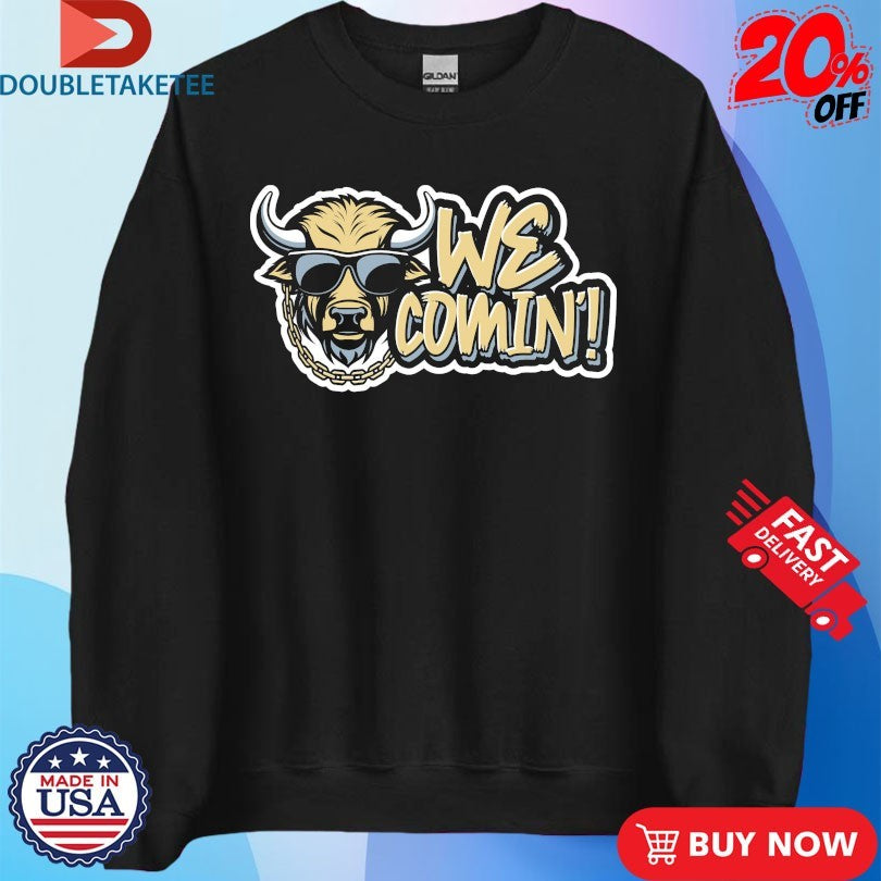 Official Colorado Buffaloes We Comin’ Shirts