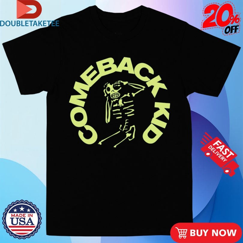 Official Comeback Kid Wake The Dead Skull Shirts