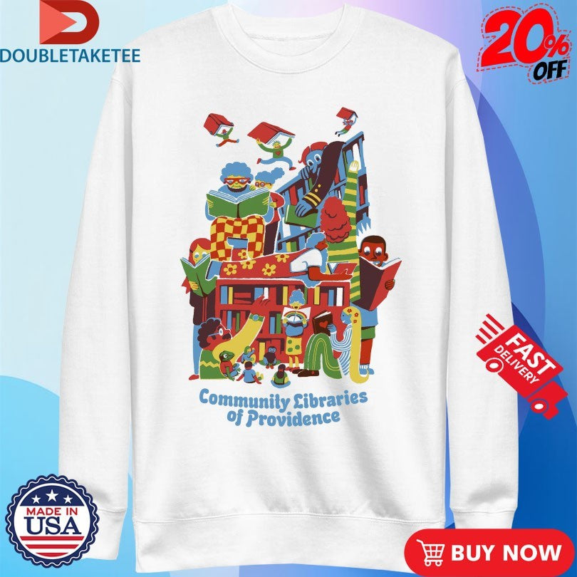 Conor Nolan Community Libraries Of Providence T-shirts