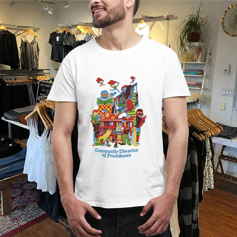 Conor Nolan Community Libraries Of Providence T-shirts