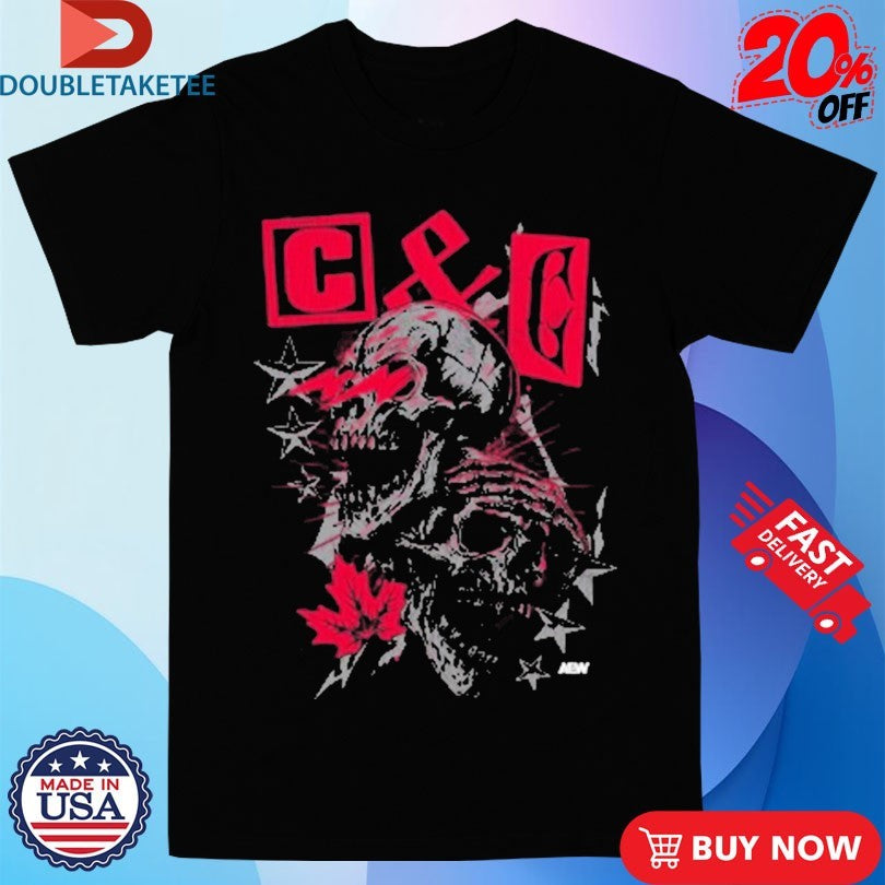 Official Cope &amp; Christian Cage C&amp;C AEW Skulls Shirts