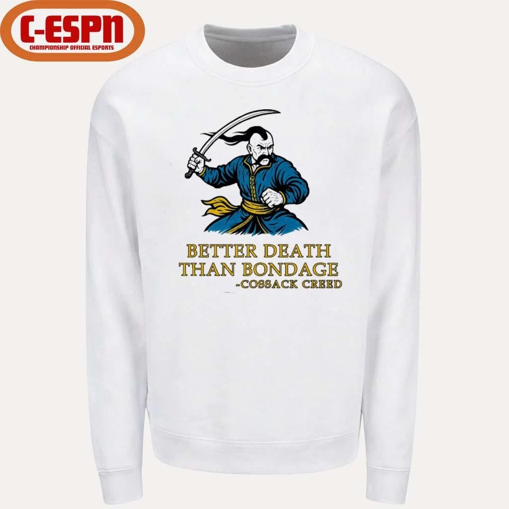 Official Cossack Creed Better Death Than Bondage T-Shirt