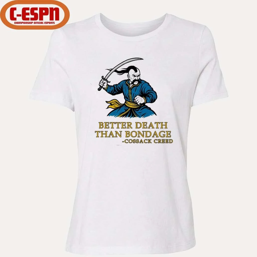 Official Cossack Creed Better Death Than Bondage T-Shirt