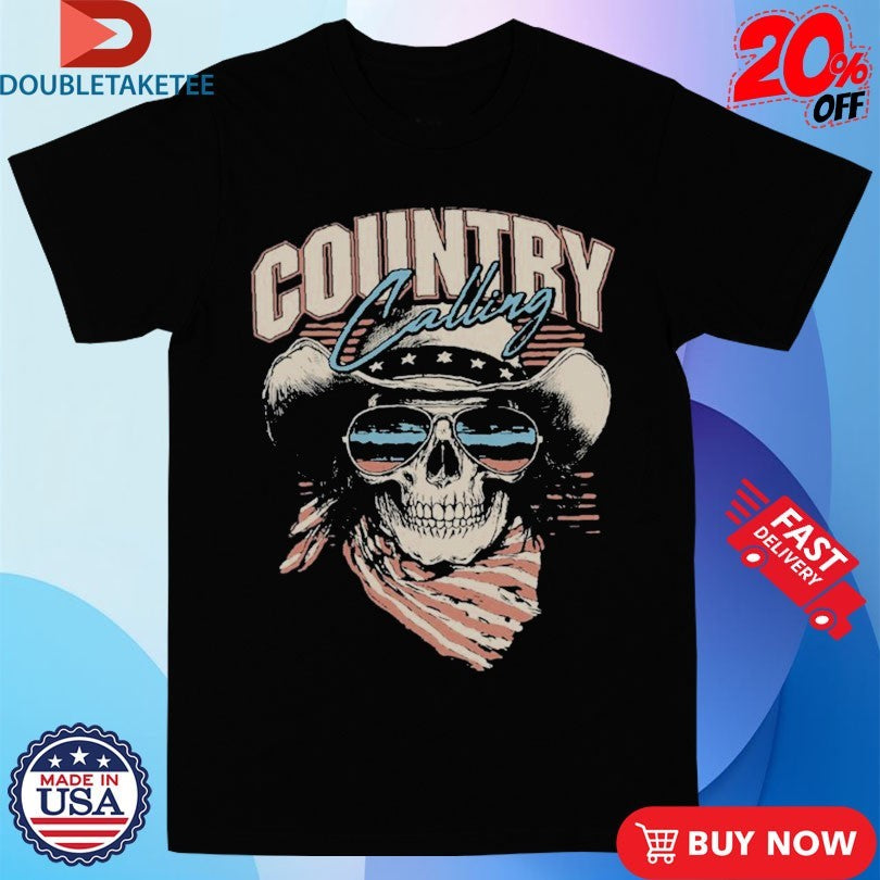 Official Country Calling Festival 2025 Skull Shirts