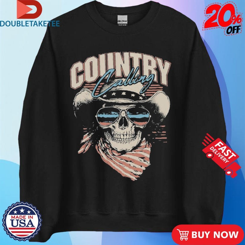 Official Country Calling Festival 2025 Skull Shirts
