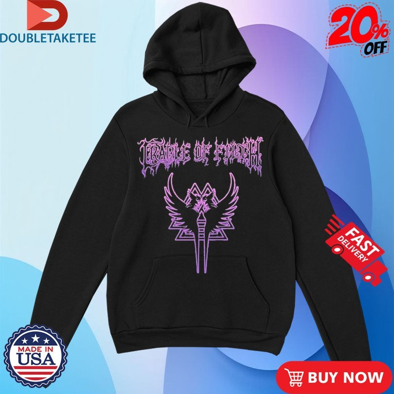 Official Cradle Of Filth Valkyrie Sigil Wings Shirts