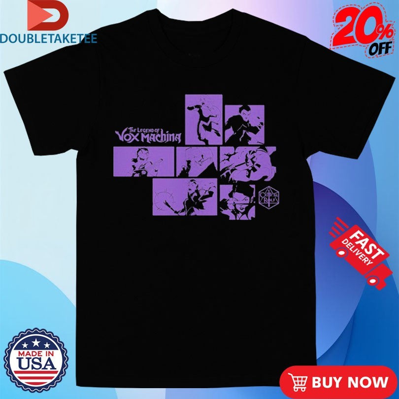 Official Critical Role The Legend Of Vox Machina Shirts