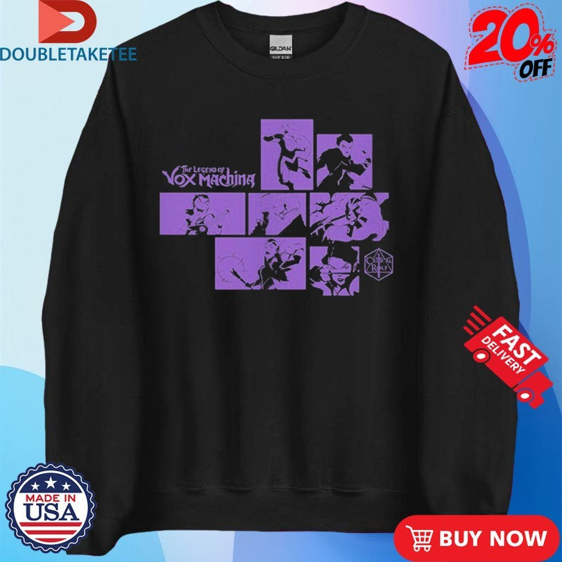 Official Critical Role The Legend Of Vox Machina Shirts