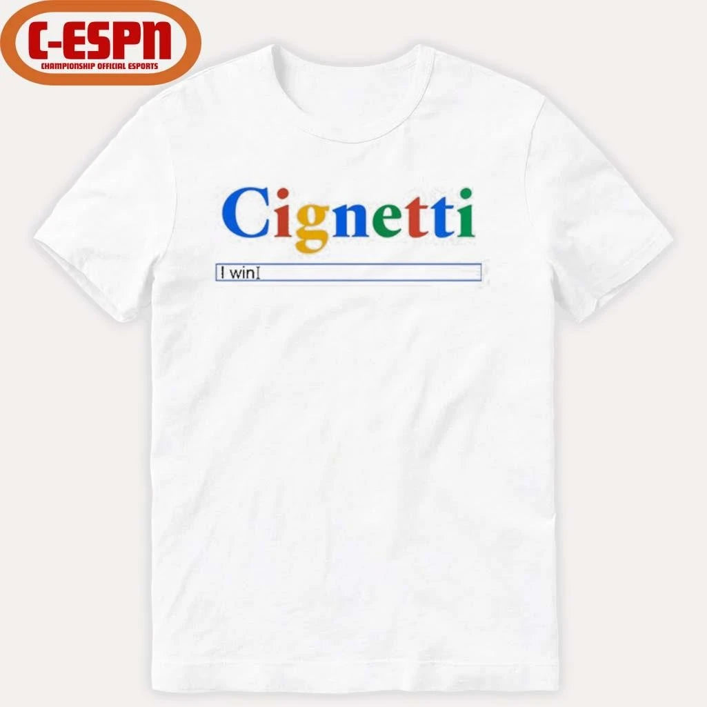 Official Curt Cignetti I Win Search Bar Shirt