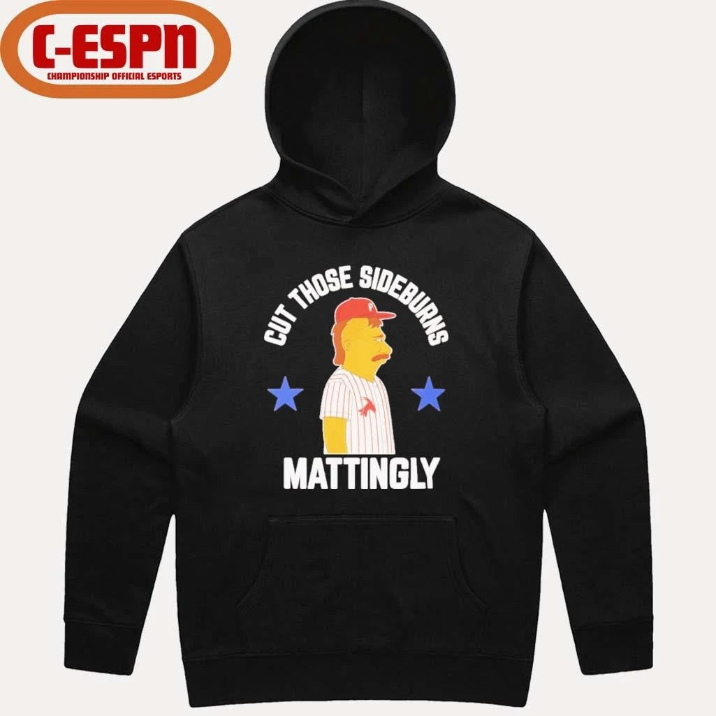 Official Cut those Donnie Sideburns Mattingly Philadelphia Phillies Shirt