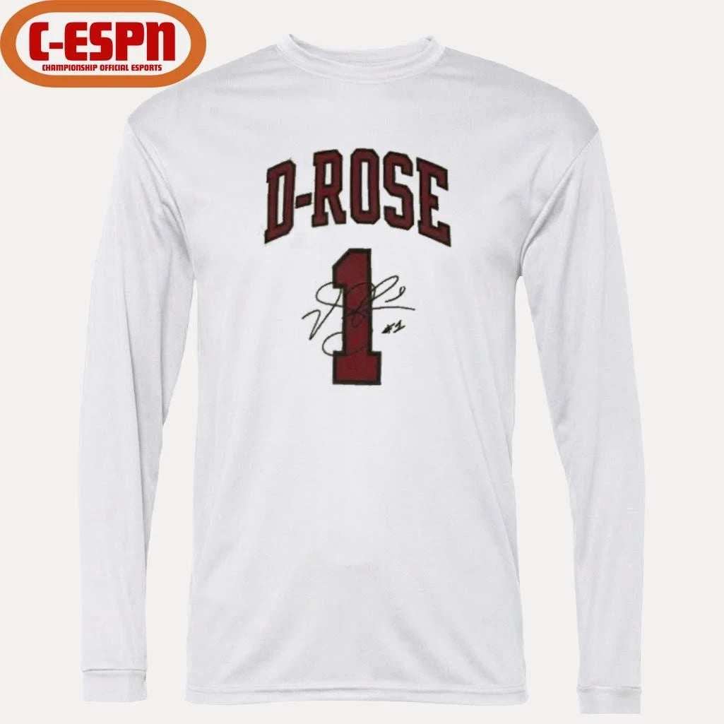 Official D-Rose 1 Chicago Bulls Derrick Rose Forever Signature T-Shirt