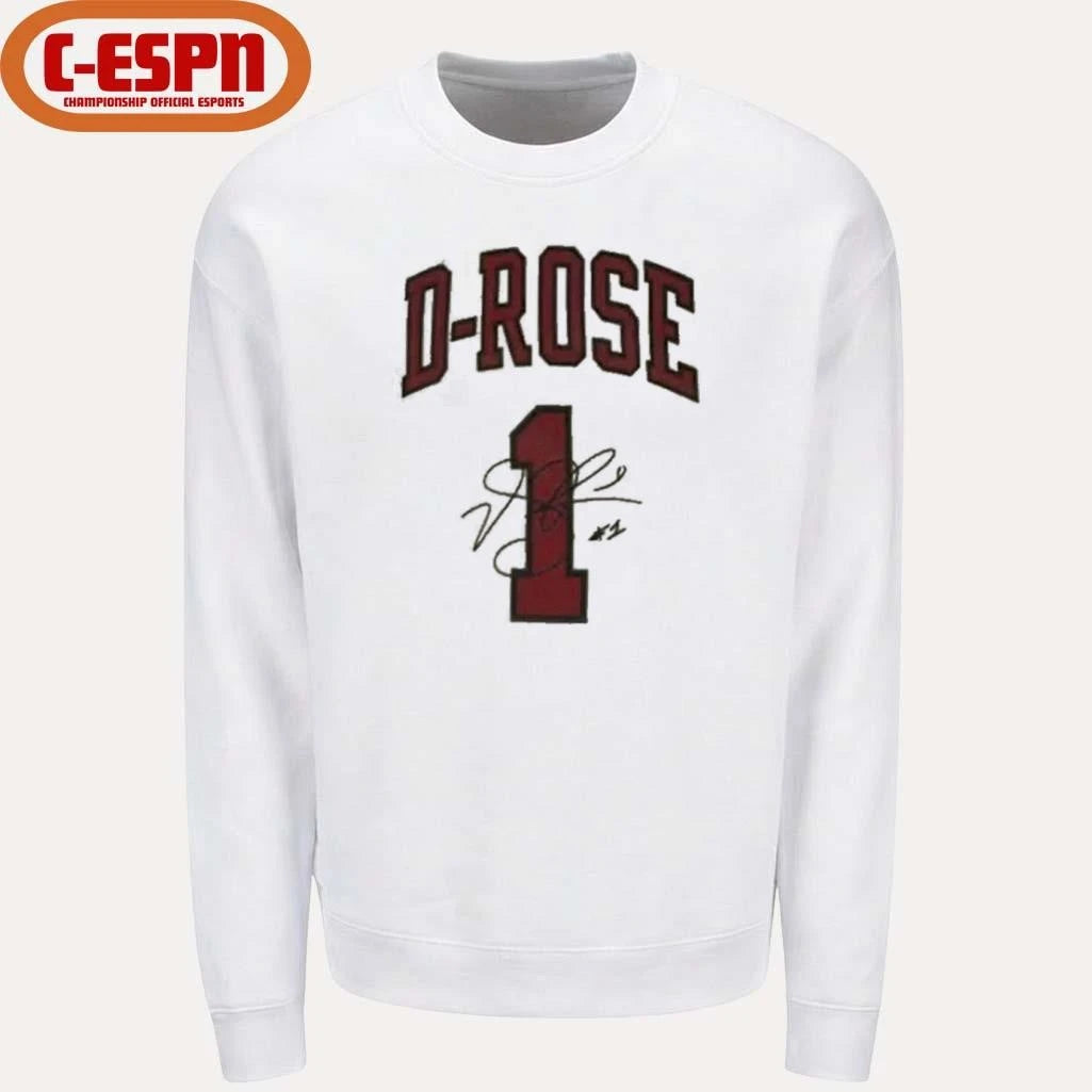 Official D-Rose 1 Chicago Bulls Derrick Rose Forever Signature T-Shirt