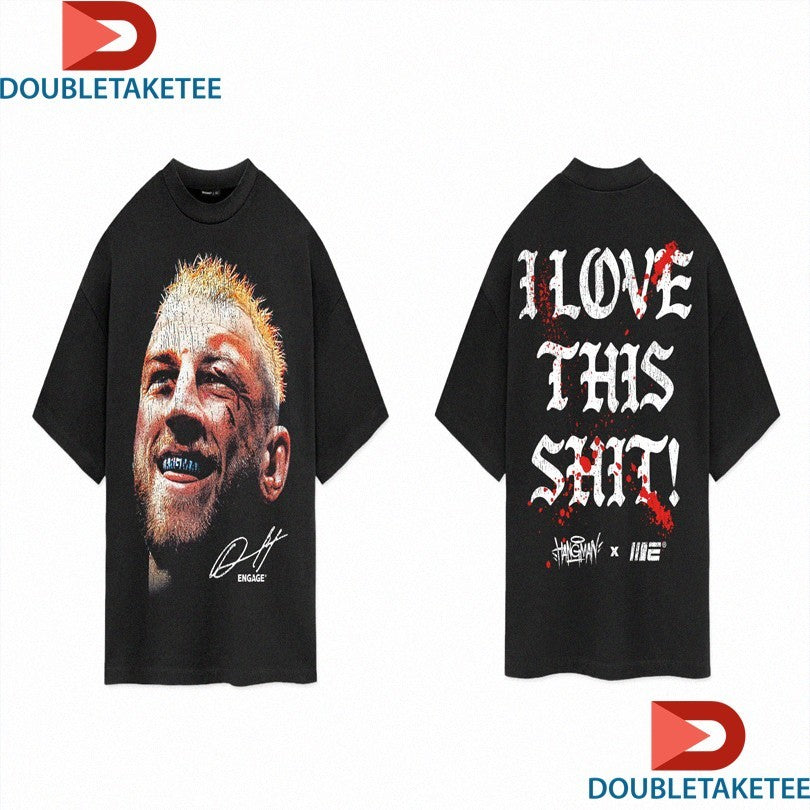 Official Dan Hooker X Engageind I Love This Shit Portrait Shirts