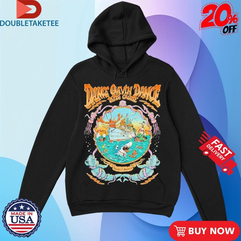 Official Dance Gavin Dance Cruise 2026 Shark Shirts